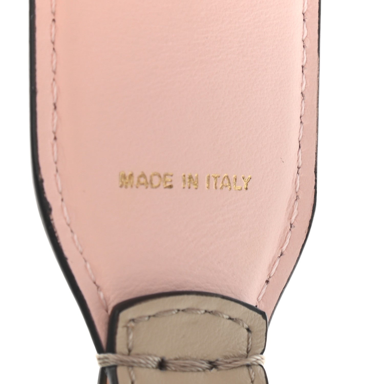 Fendi Calfskin Studded Strap You Pink Multicolor 5 of 5