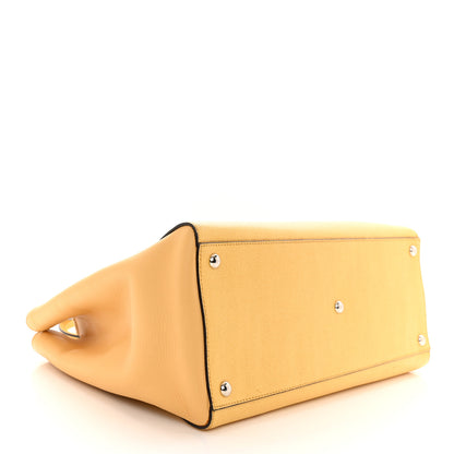Fendi Vitello Elite Flamingo Regular 2Jours Tote Giallo Alchemy 4 of 15