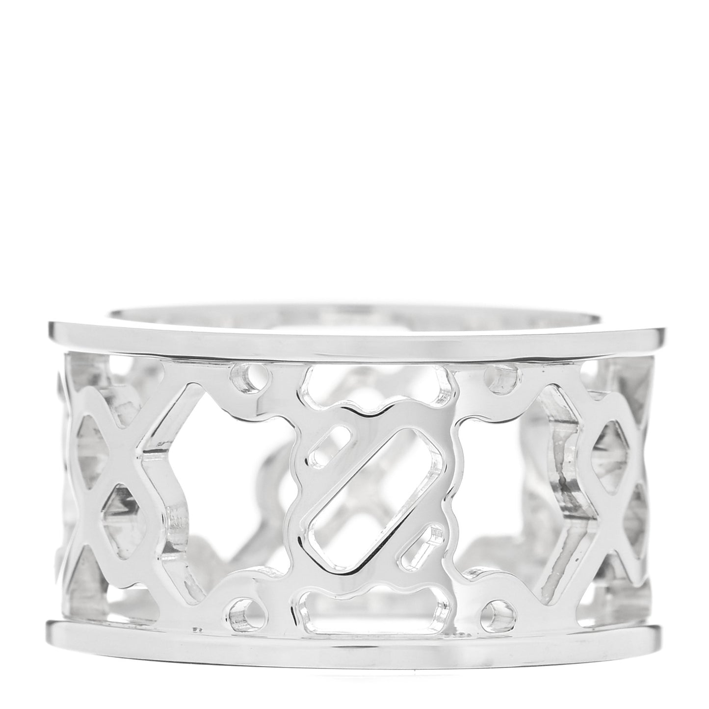 Sterling Silver PM Chaine d'Ancre Passerelle Ring 49 4.75
