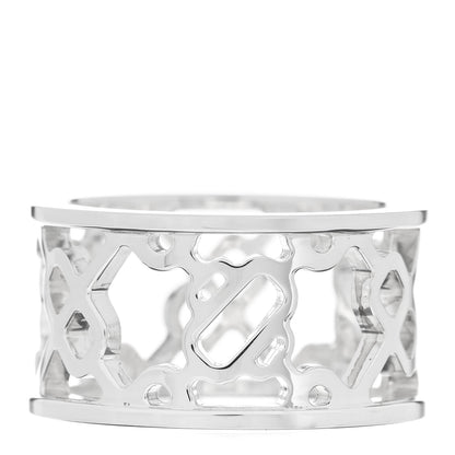 Hermes Sterling Silver PM Chaine d'Ancre Passerelle Ring 49 4.75 1 of 4