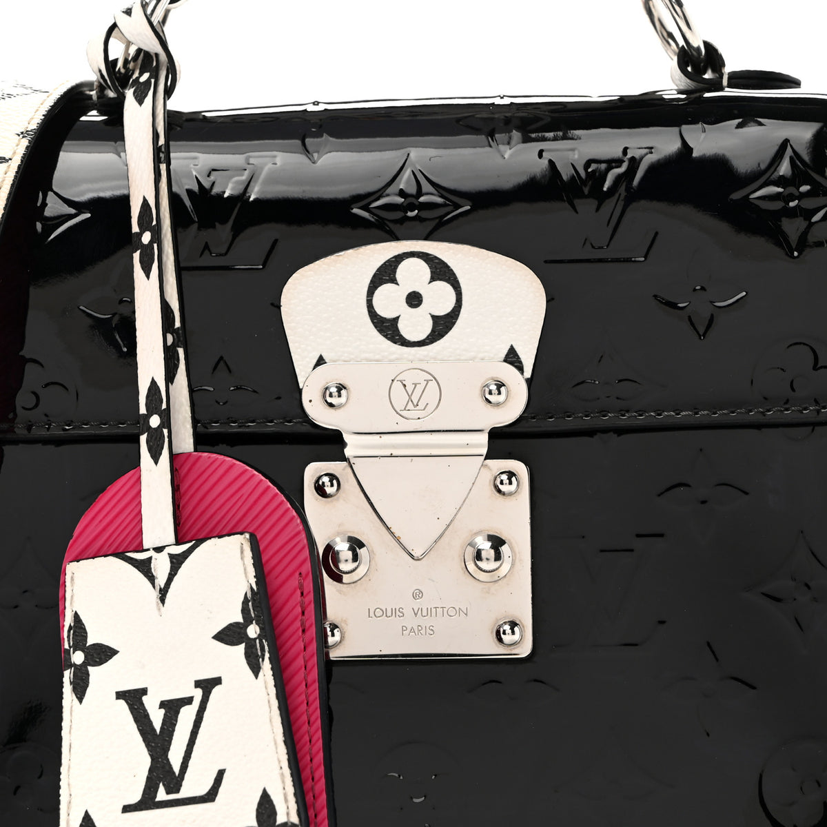 Louis Vuitton Vernis Epi Monogram Spring Street Black 7 of 9