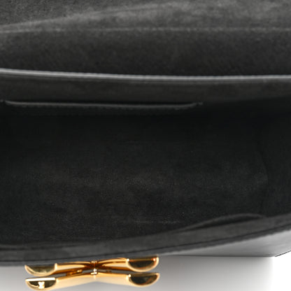 Louis Vuitton Epi Twist Braided Strap Shoulder Bag MM Black 6 of 9