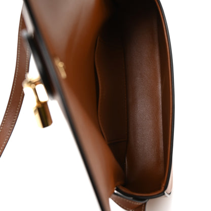 Celine Smooth Calfskin Tabou Clutch On Strap Tan 5 of 10