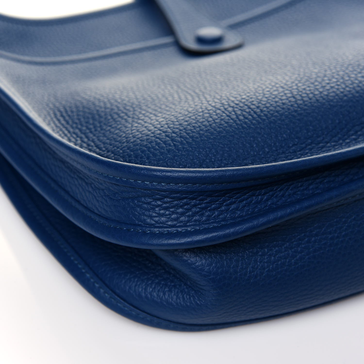 Hermes Taurillon Clemence Evelyne III PM Deep Blue 9 of 10