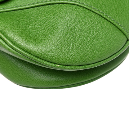 Christian Dior Calfskin Saddle Bag Green 11 of 15