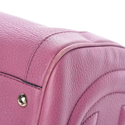 Gucci Pebbled Calfskin Medium Soho Boston Fresia Rose 13 of 13