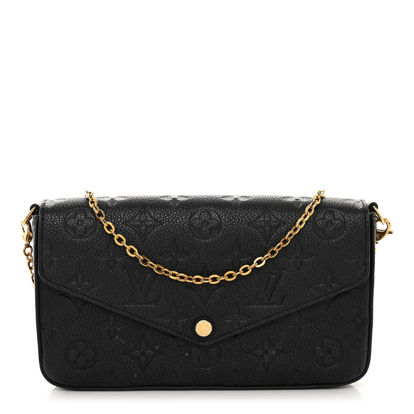 Empreinte Pochette Felicie Chain Wallet Black