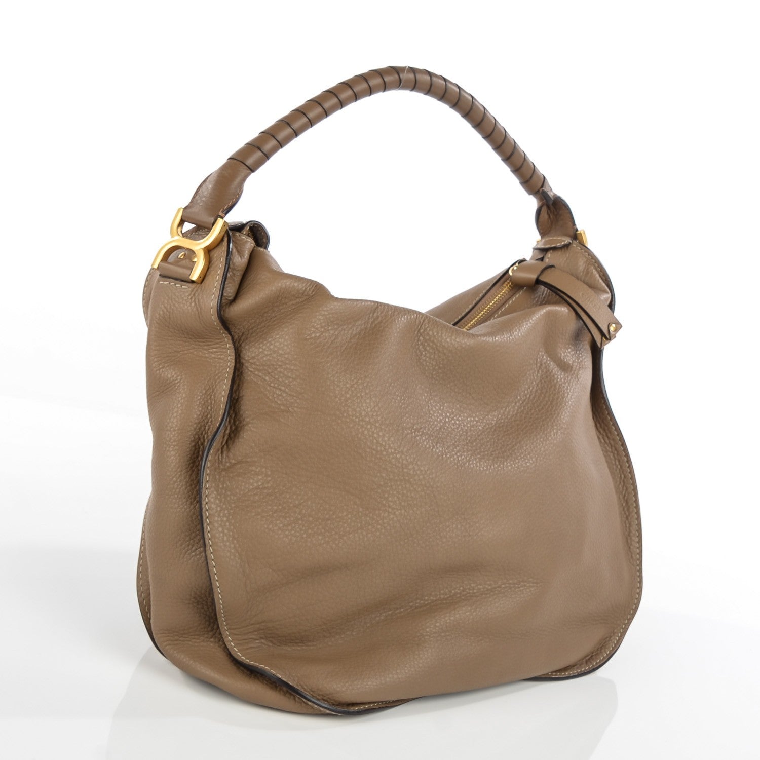 Chloe Calfskin Large Marcie Hobo Nut 5 of 16