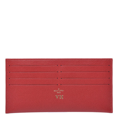 Louis Vuitton Calfskin Felicie Card Holder Insert Cherry 1 of 7