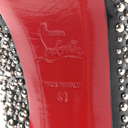 Christian Louboutin Patent Stud Star Prive 120 Pumps 41 Black 7 of 7