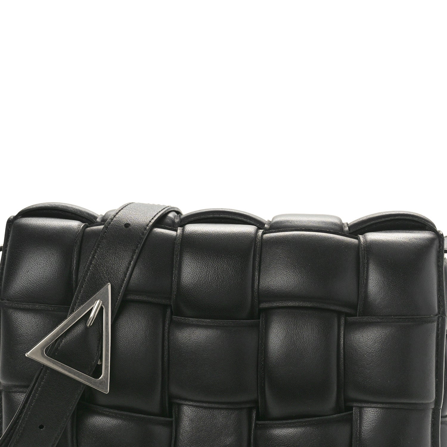 Bottega Veneta Nappa Maxi Intreccio Padded Cassette Crossbody Bag Black 8 of 10
