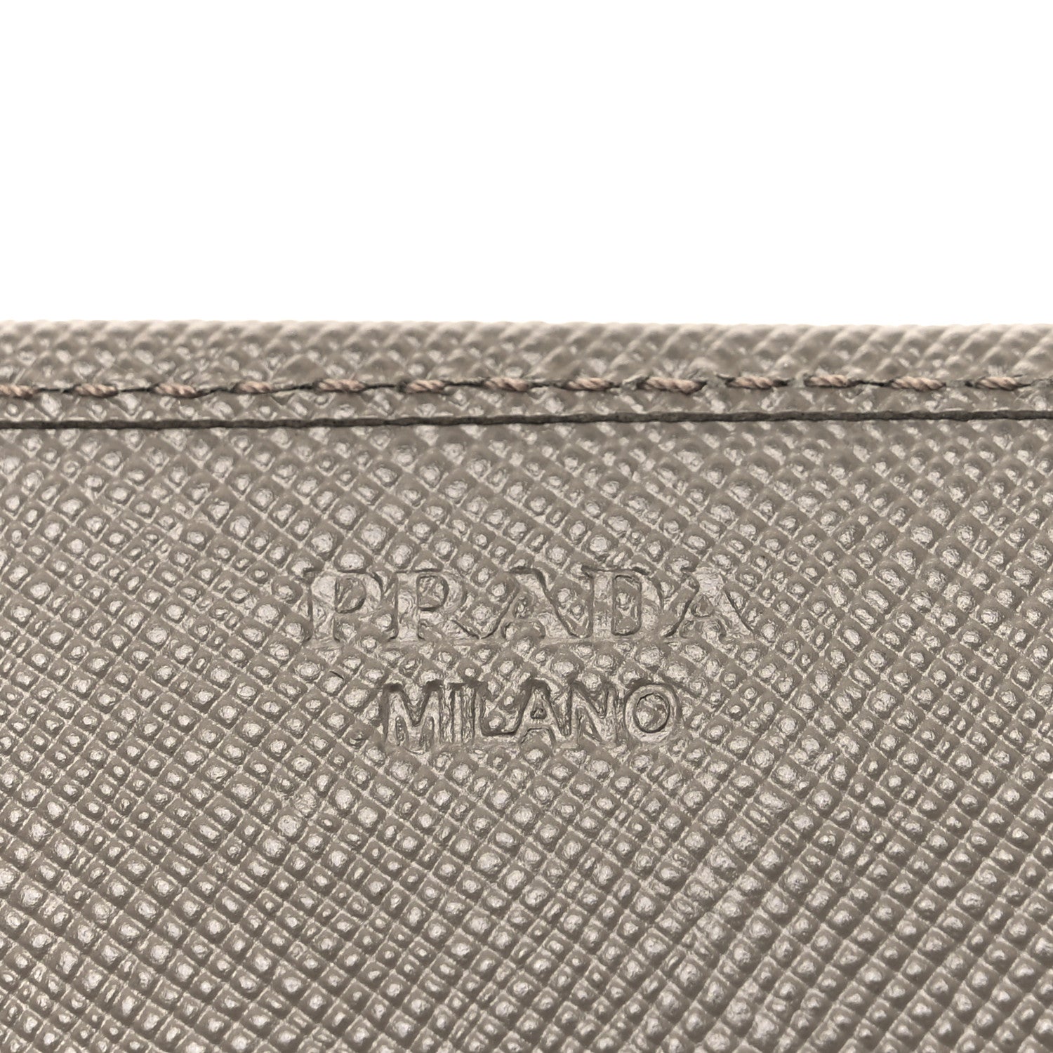 Prada Saffiano Metal Continental Flap Wallet Argila 6 of 7