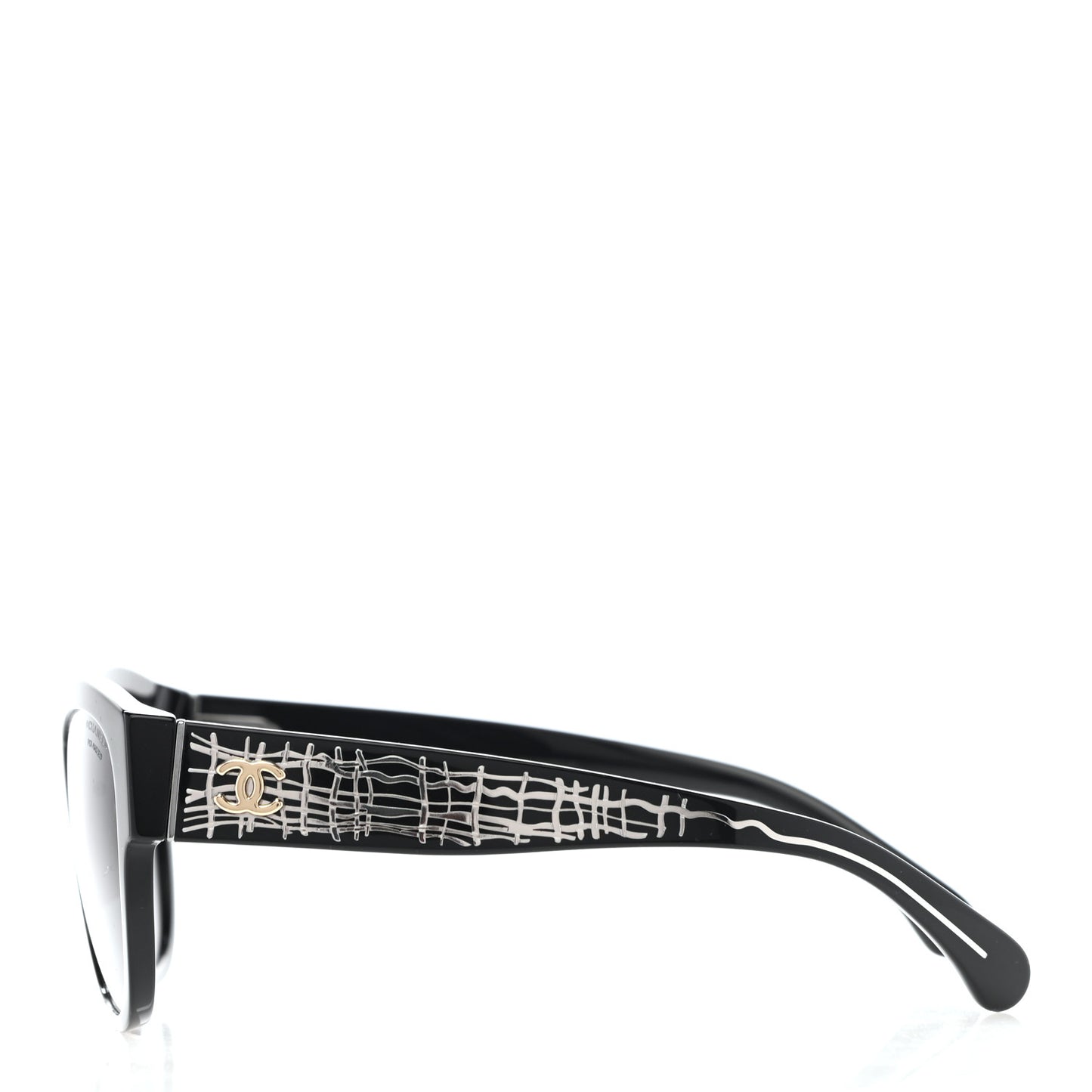 Acetate Polarized Pantos Sunglasses 5434 Black