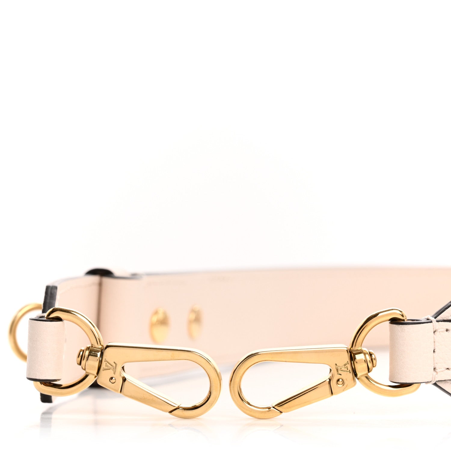 Louis Vuitton Calfskin Lockme Tender Adjustable Shoulder Strap Greige 4 of 6