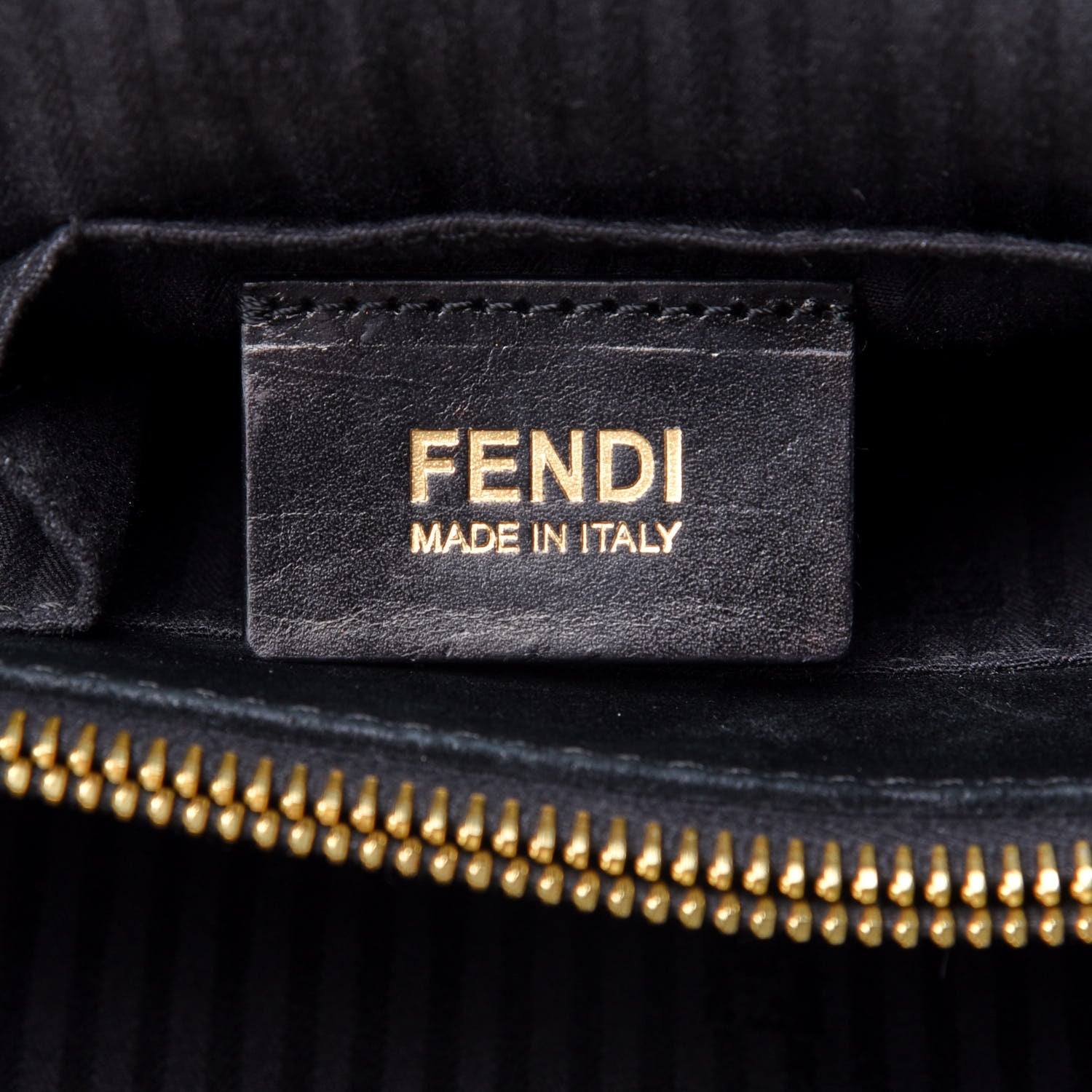 Fendi Vitello Elite Regular 2Jours Tote Black 6 of 10