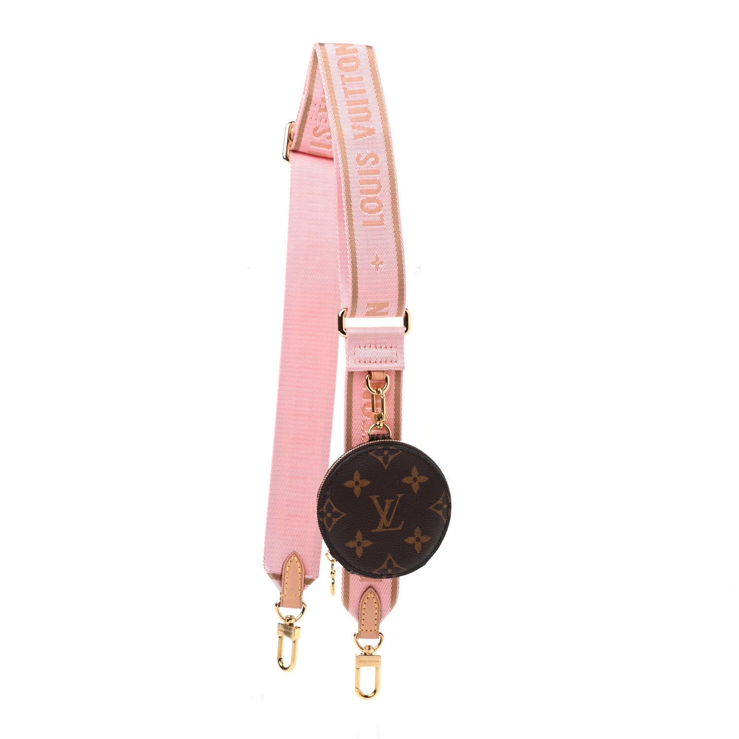 Louis Vuitton Monogram Multi Pochette Accessories Bandouliere Shoulder Strap Rose Clair 1 of 5
