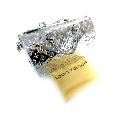 Louis Vuitton Monogram Miroir Speedy 30 Silver 3 of 11