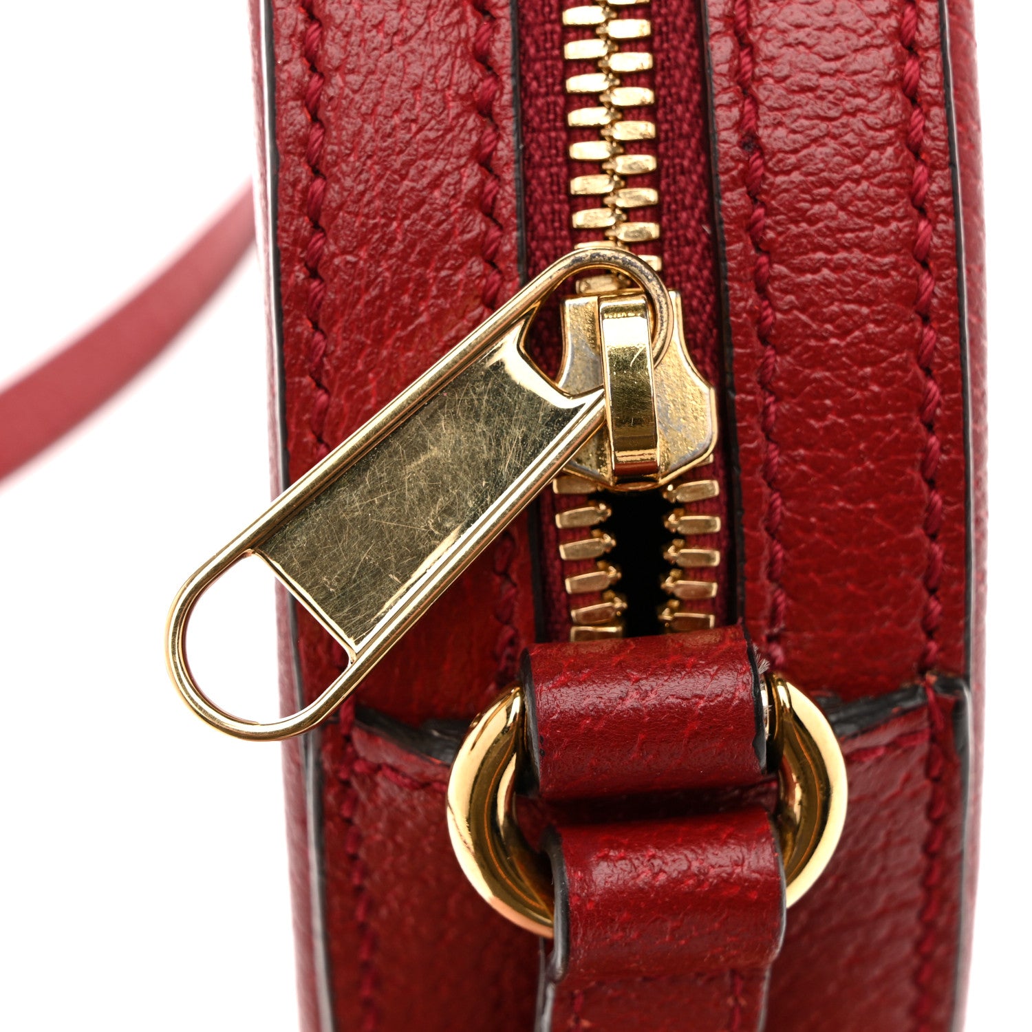 Gucci X DORAEMON Mini Vintage GG Supreme Monogram Mini Round Shoulder Bag Beige Cherry Red 14 of 14