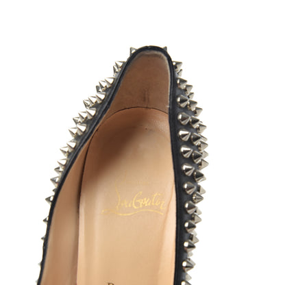 Christian Louboutin Nappa Fifi Spikes 100 Pumps 38.5 Black 10 of 18