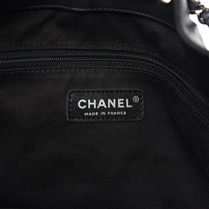 Chanel Calfskin Drawstring CC Bucket Bag Black 5 of 11