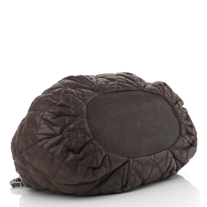 Chanel Iridescent Calfskin Quilted Large In The Mix Tote Dark Brown 4 of 12