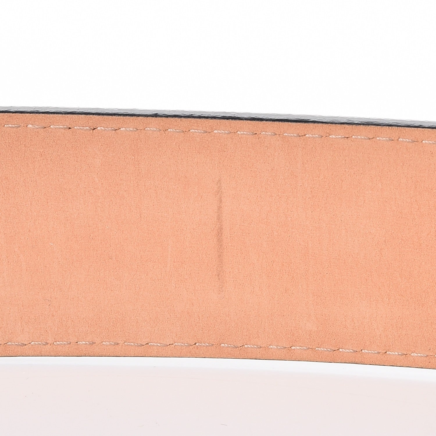 Louis Vuitton Calfskin Jeans Belt 110 44 Black 10 of 10