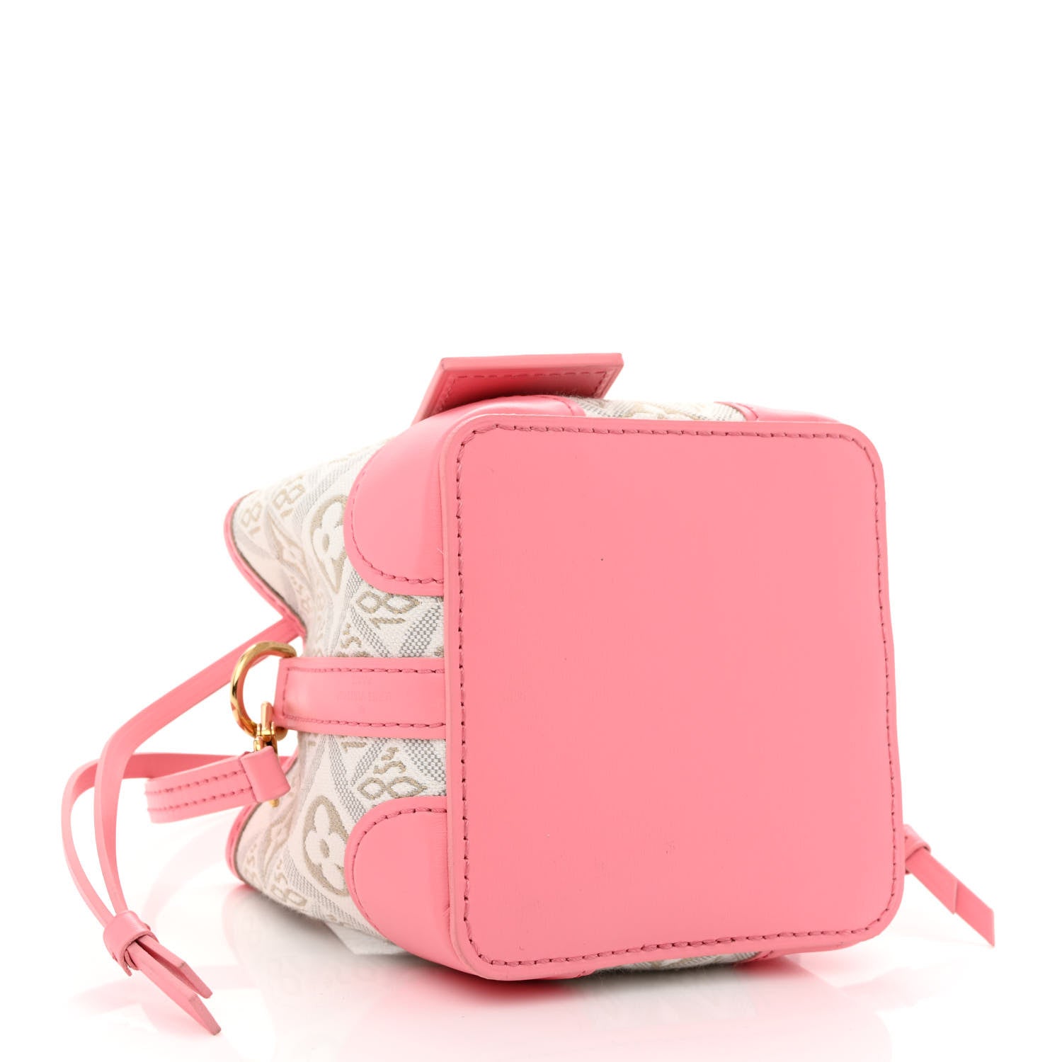 Louis Vuitton Jacquard Since 1854 Noe Purse Ecru Beige Pink 4 of 10