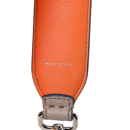 Fendi Vitello Dolce Plexiglass Bi-Color Studded Strap You Grigio Polvere Arancio Multicolor 5 of 6