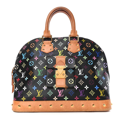 Louis Vuitton Monogram Multicolor Alma GM Black 1 of 5