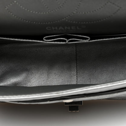 Chanel Metallic Aged Calfskin Quilted 2.55 Reissue 226 Flap Silver 5 of 10