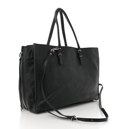 Balenciaga Veau Papier B4 Zip Around Tote Black 3 of 12