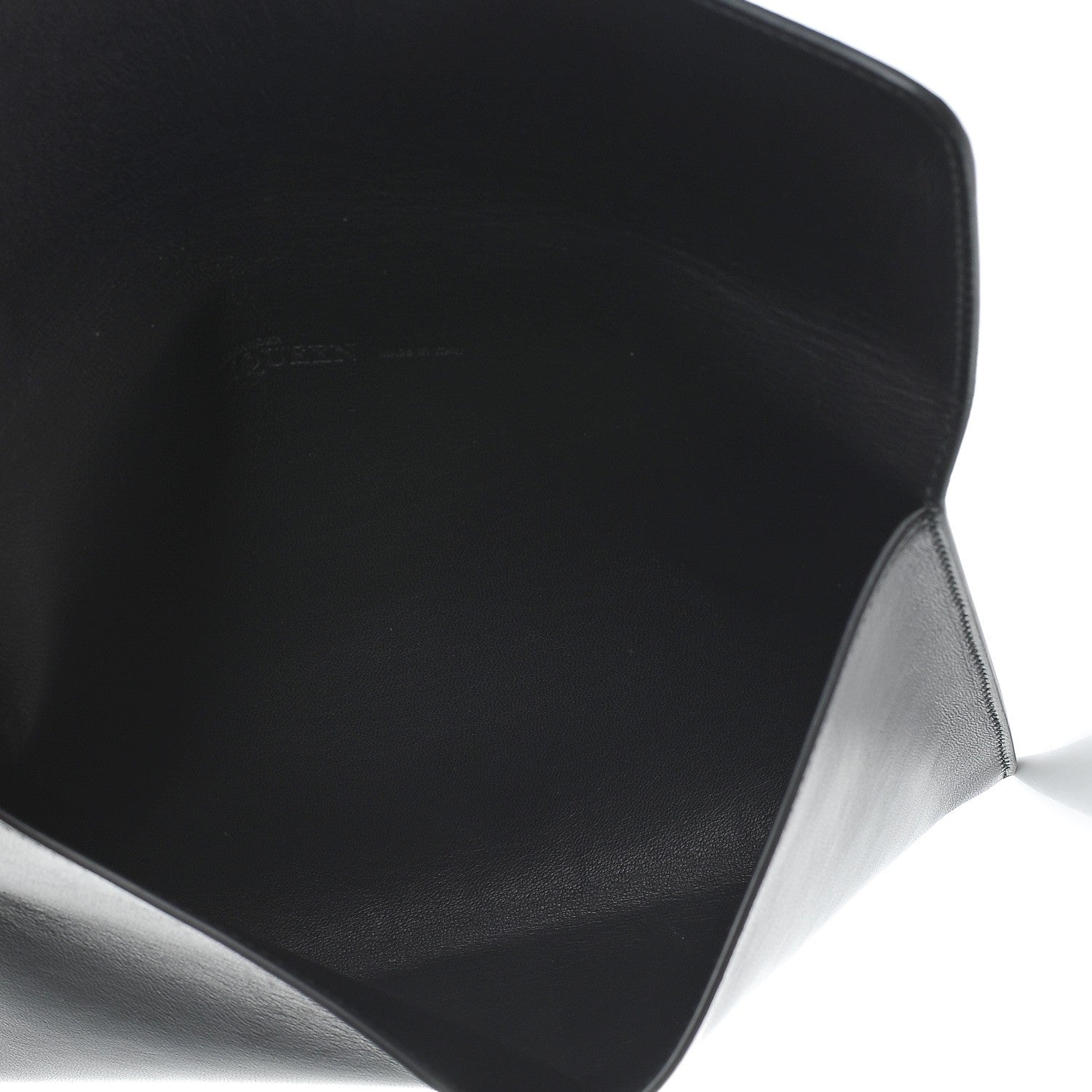 Alexander McQueen Calfskin Skull Envelope Clutch Black 4 of 6