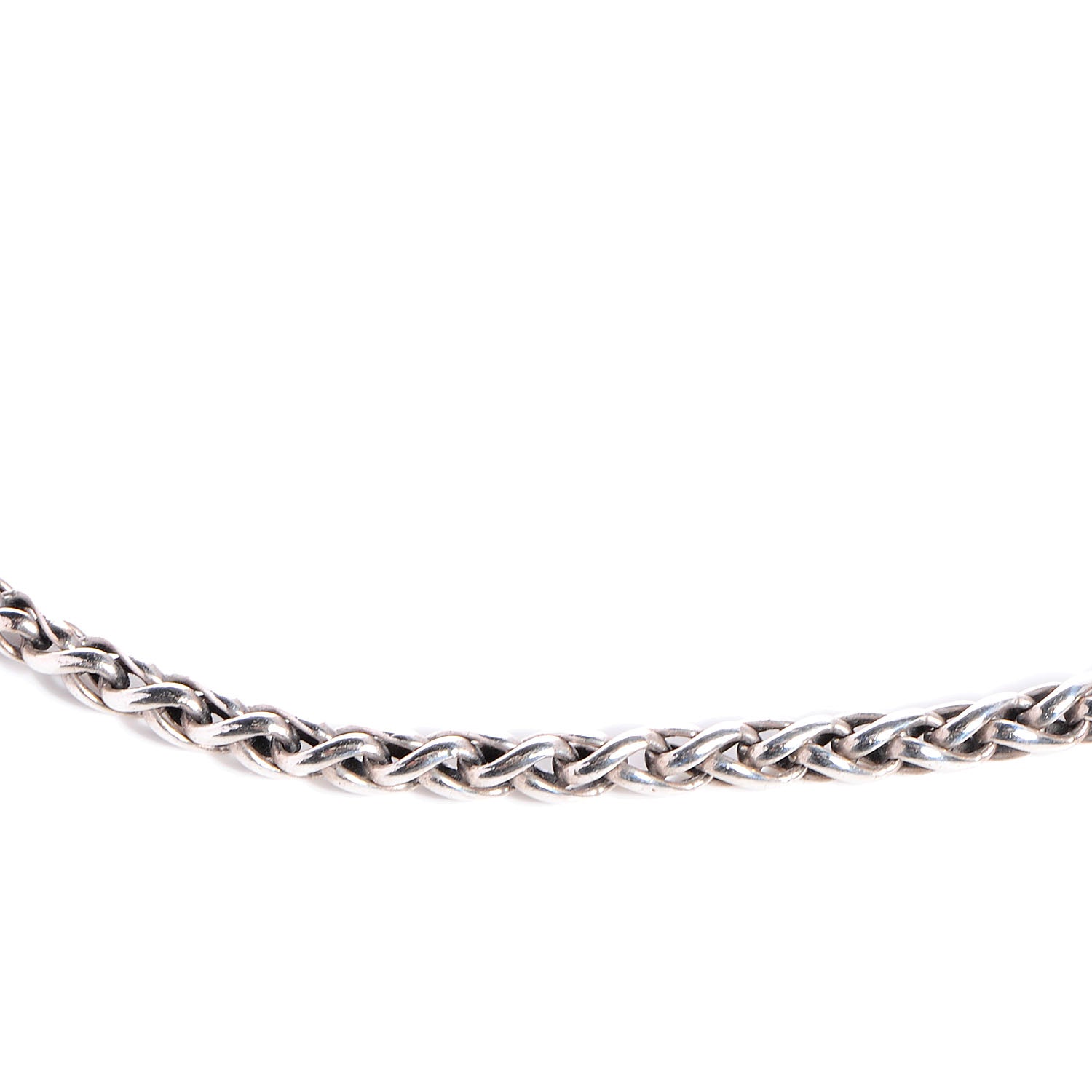David Yurman Sterling Silver 4mm Wheat Chain Necklace 3 of 7