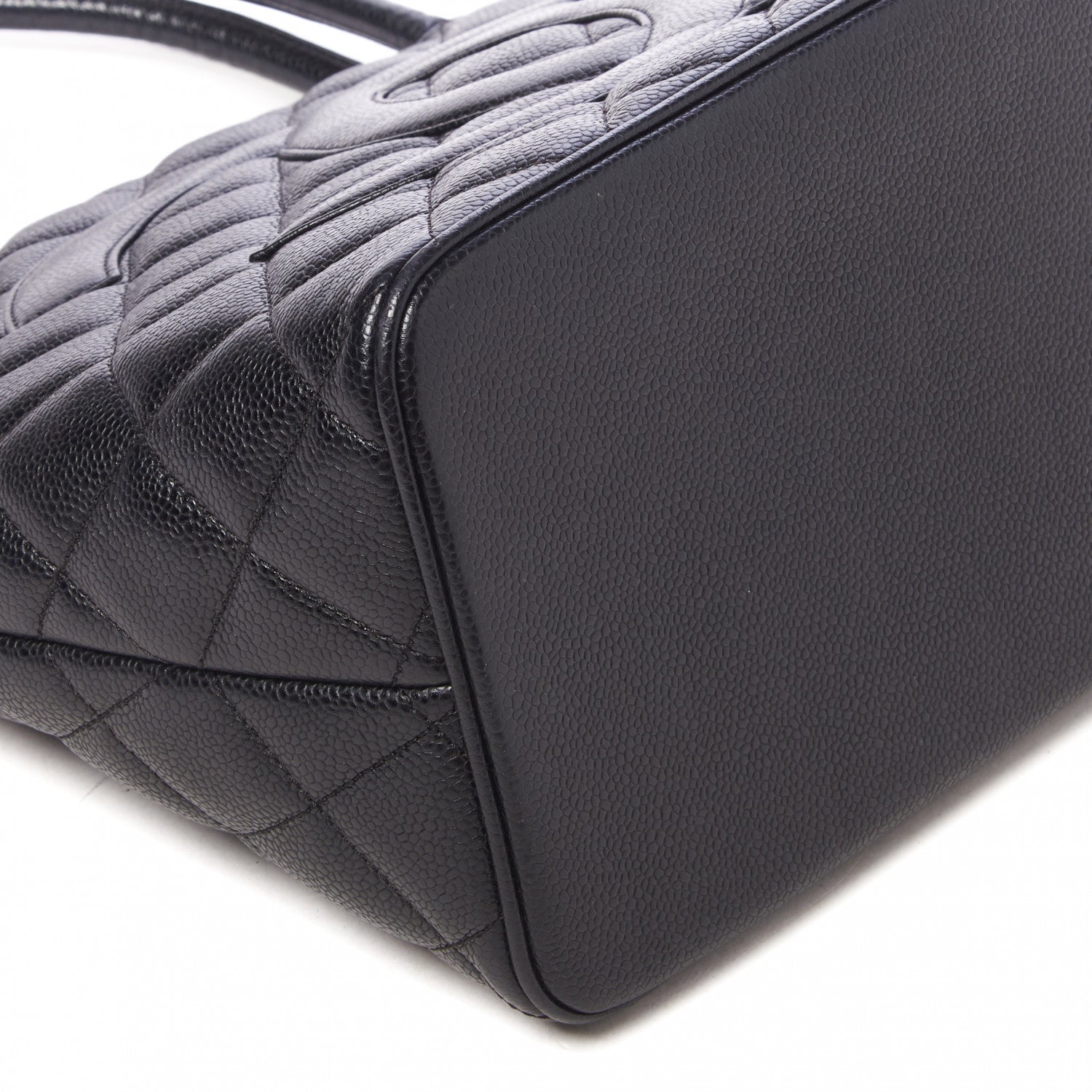 Chanel Caviar Quilted Medallion Tote Black 5 of 9