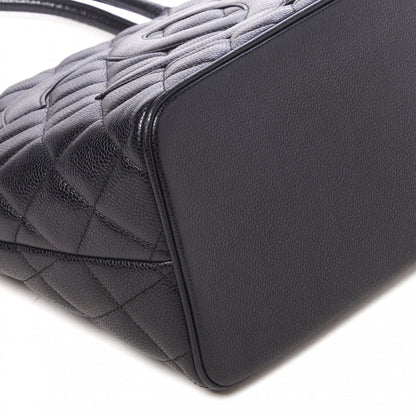 Chanel Caviar Quilted Medallion Tote Black 5 of 9