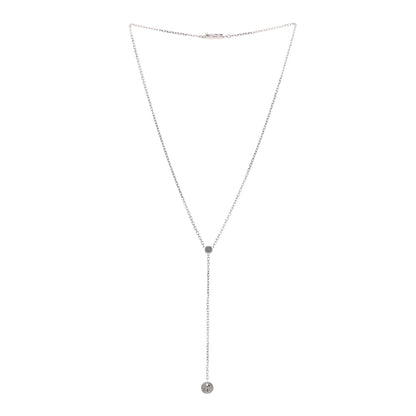 Cartier 18K White Gold LOVE Drop Necklace 3 of 5