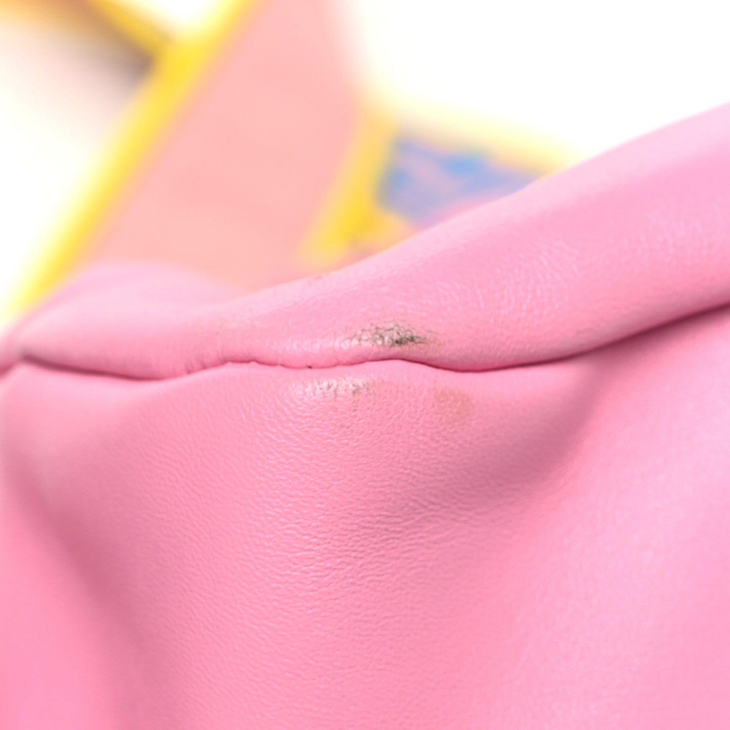 Nappa Medusa Chain Shoulder Bag Pink