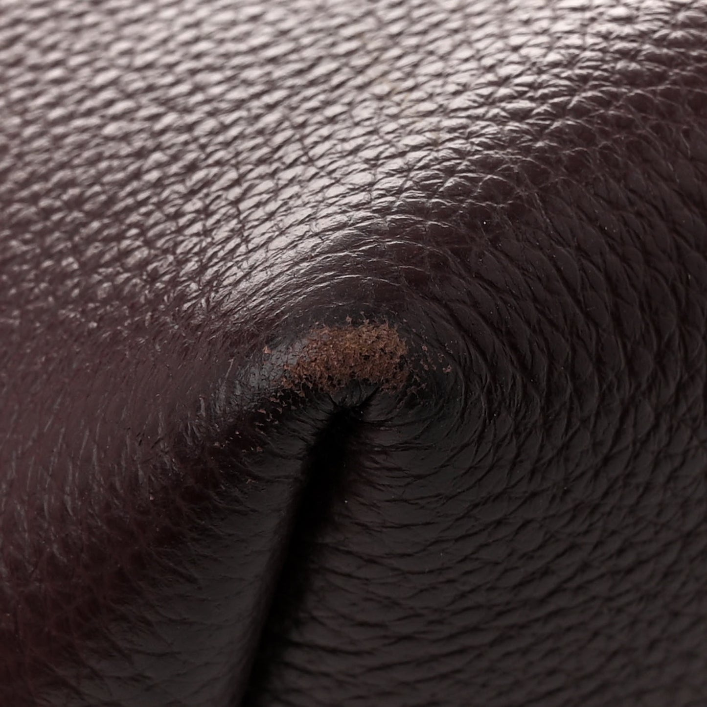 Calfskin Travel Tote Burgundy
