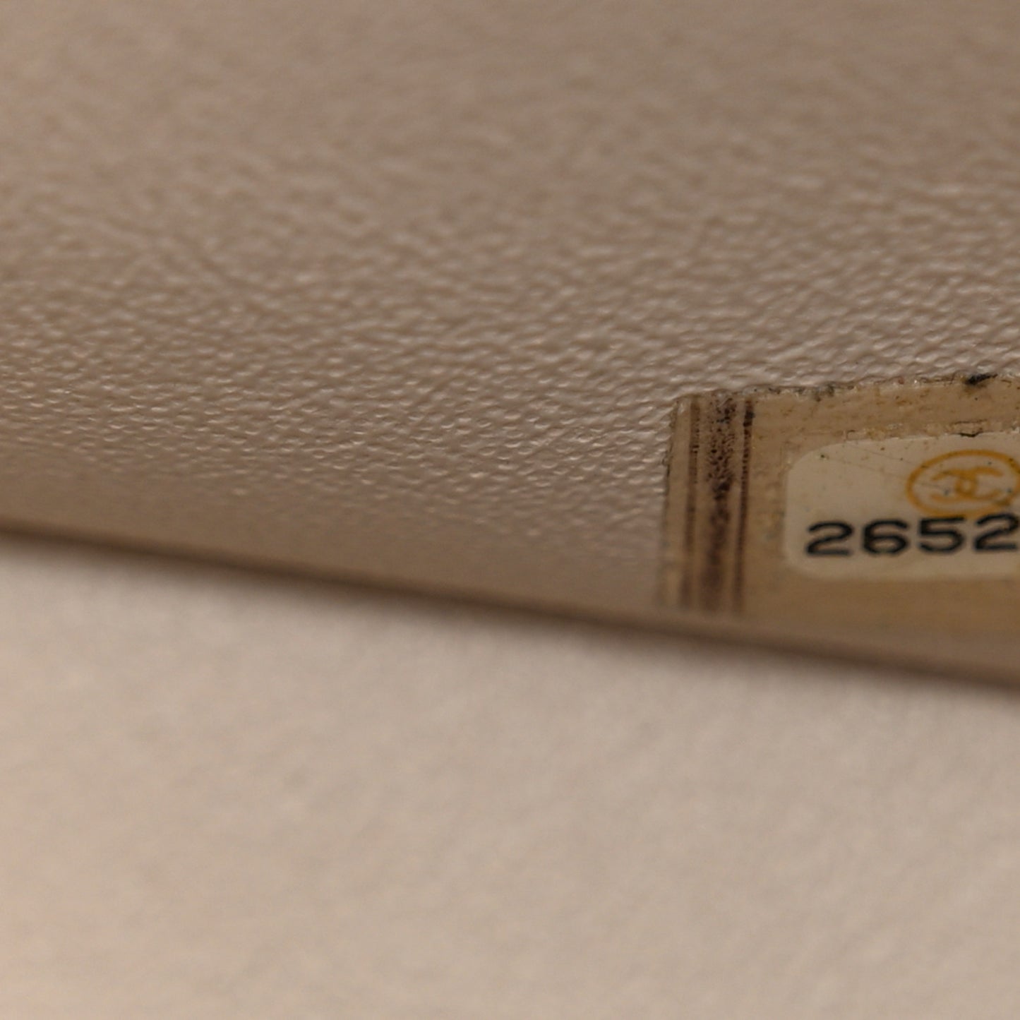 Quilted Jumbo Double Flap Ivory