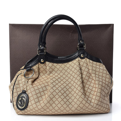 Gucci Diamante Medium Sukey Tote Black 17 of 17