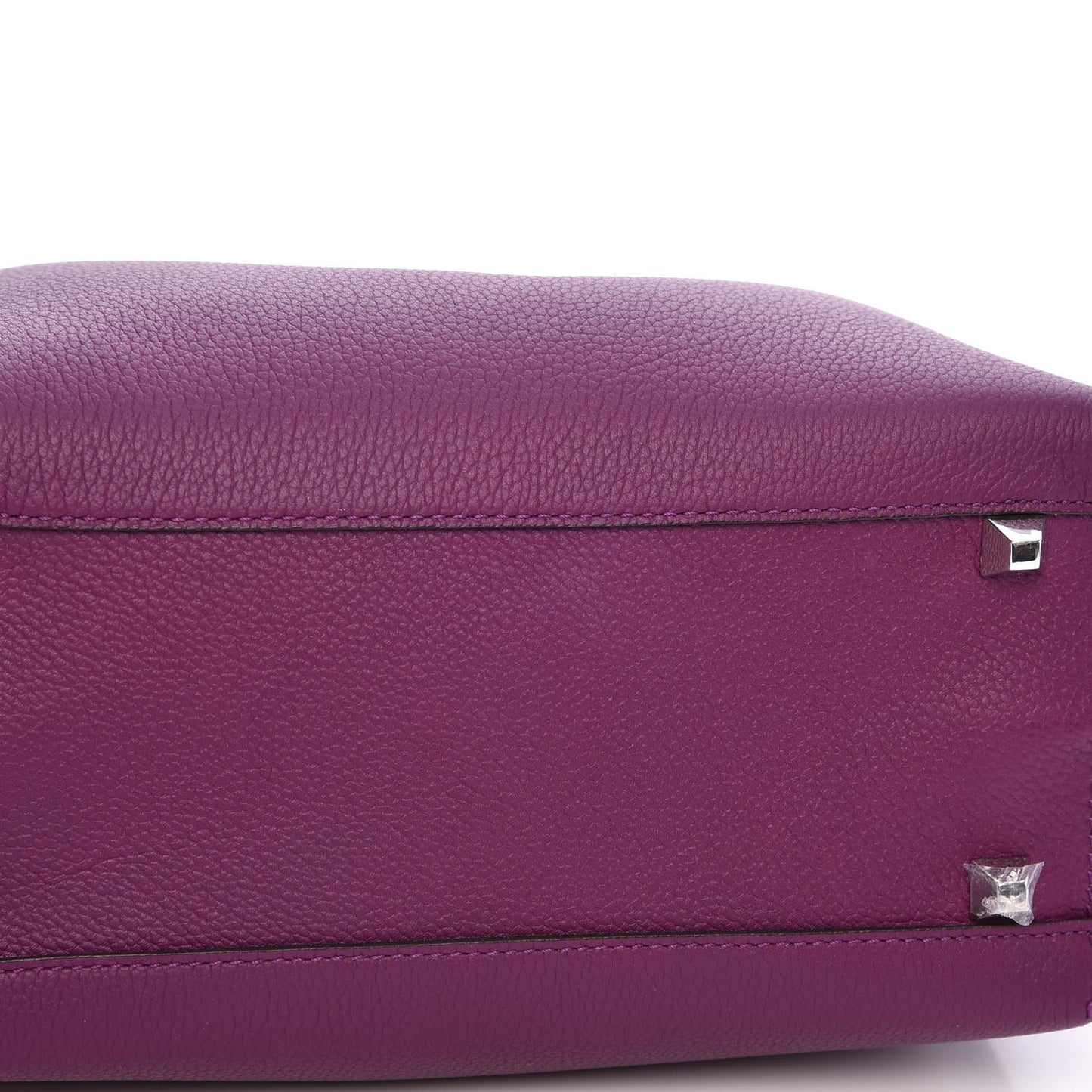 Grained Calfskin Medium Milla Hobo Purple