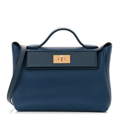 Hermes Togo Swift 24/24 29 Deep Blue Bleu De Prusse 1 of 11