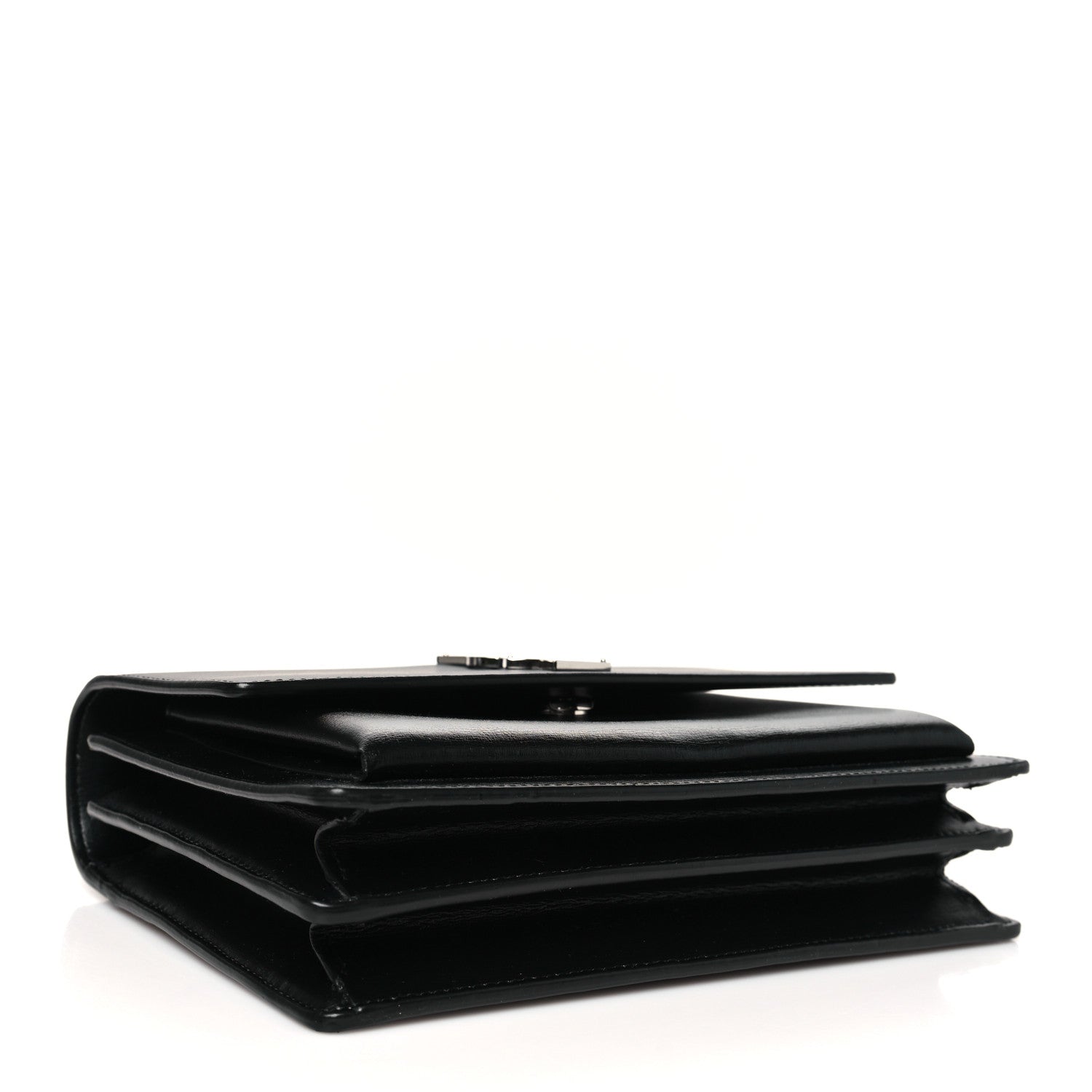 Saint Laurent Calfskin Medium Monogram Sunset Black 4 of 9