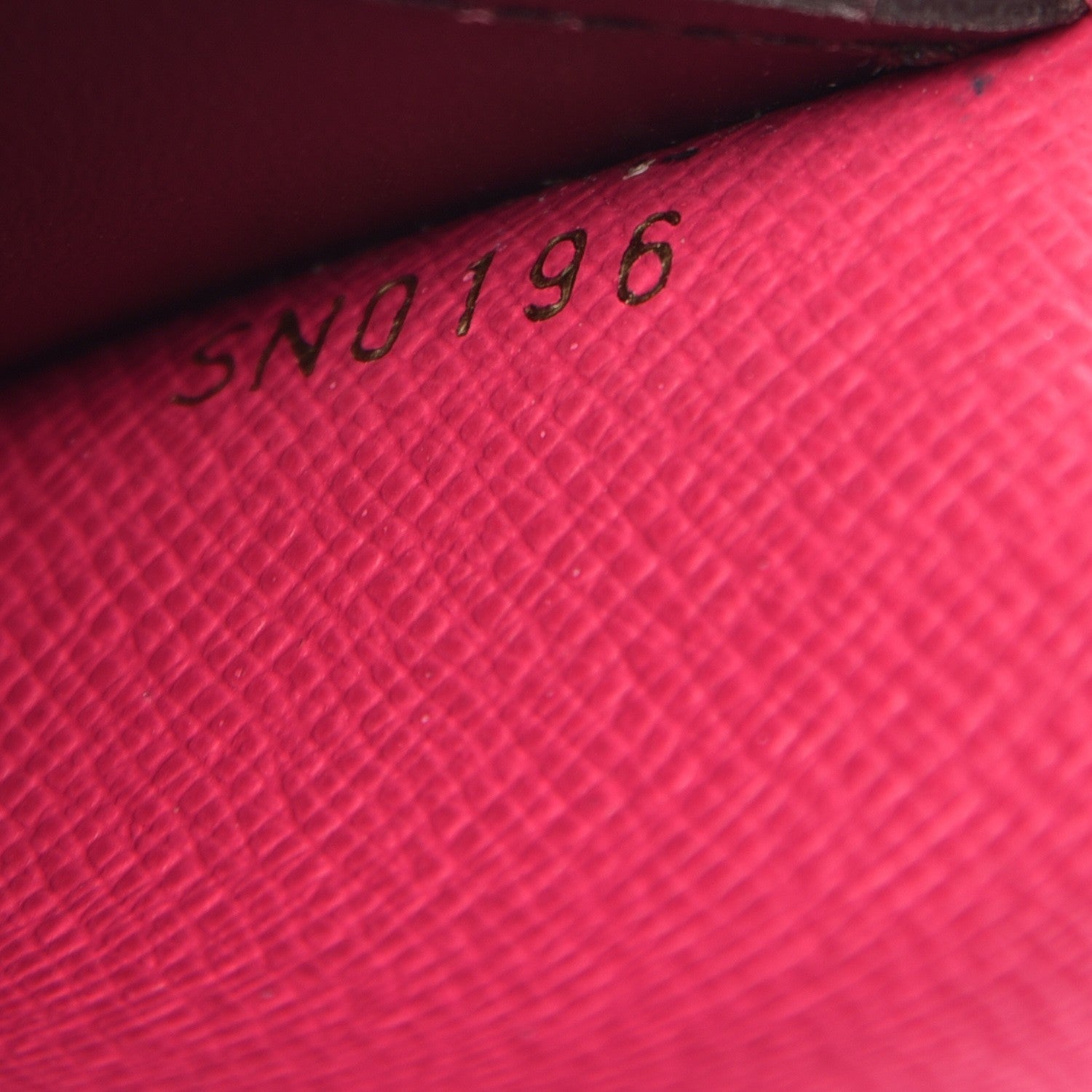 Louis Vuitton Monogram Emilie Wallet Hot Pink 7 of 9