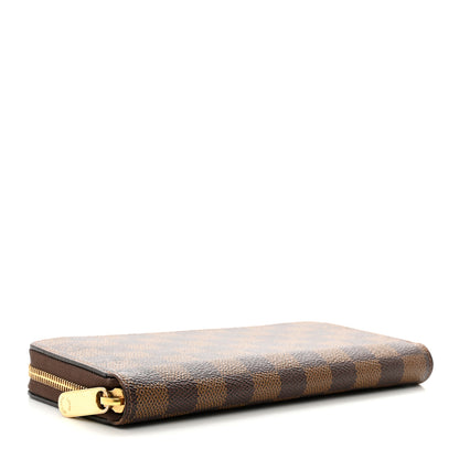 Louis Vuitton Damier Ebene Zippy Wallet Rose Ballerine 4 of 7