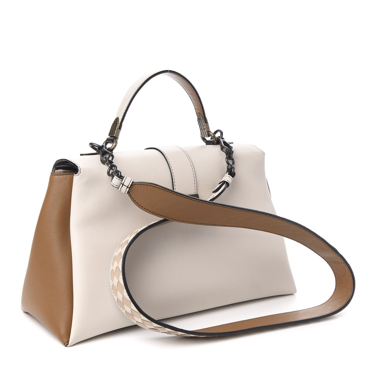 Nappa Medium Piazza Bag Mink