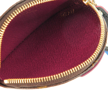 Louis Vuitton Monogram Totem Round Coin Purse Magenta 5 of 7