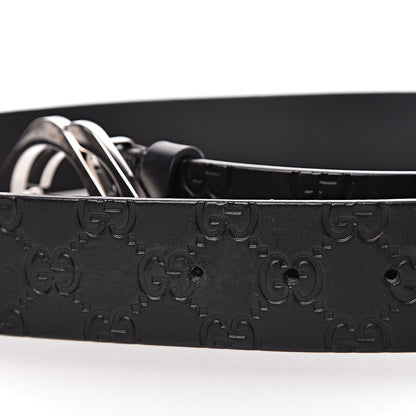 Gucci Guccissima Square G Belt 100 40 Black 10 of 10
