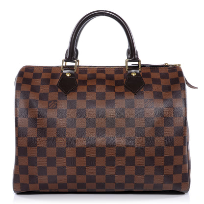 Louis Vuitton Damier Ebene Speedy 30 1 of 9