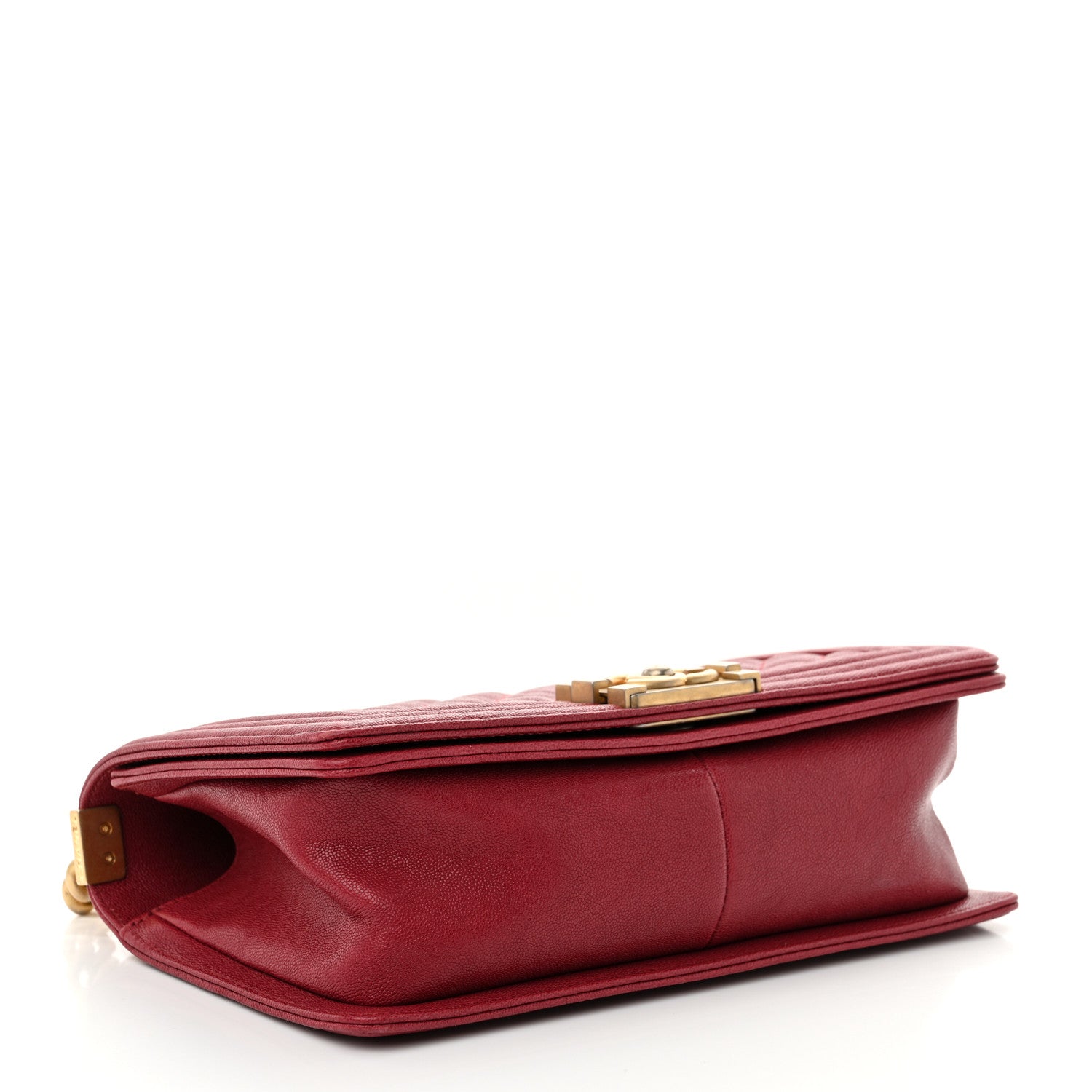 Chanel Caviar Quilted Medium Boy Flap Red 4 of 10